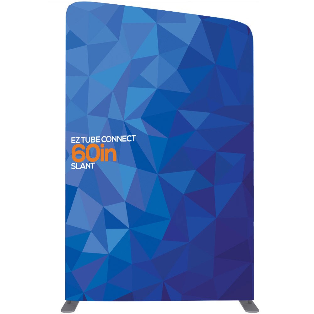 5 ft. EZ Tube® Connect Slanted Top Left — Double Sided Graphic Only